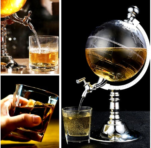 Novelty Globe Wine Drink Dispenser - My Store
