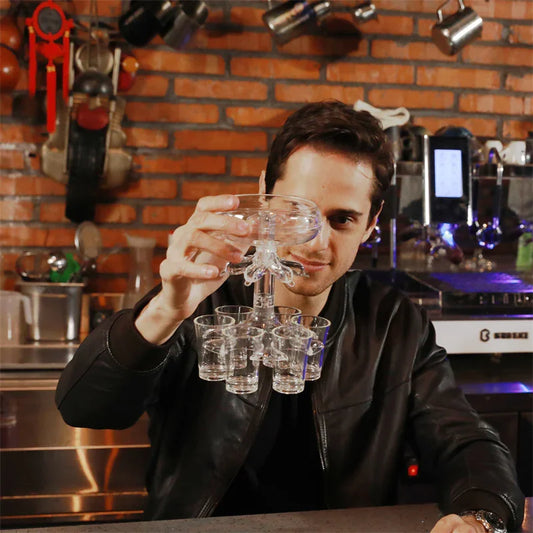 6-Shot Glass Dispenser Holder - My Store