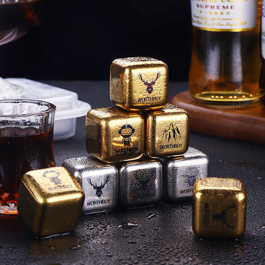 Stainless Steel Food Grade Metal Ice Cubes - My Store
