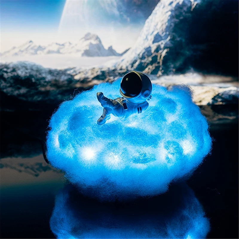 LED Colorful Clouds Astronaut Lamp - My Store