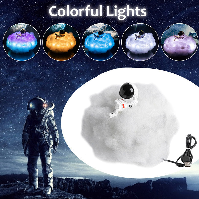 LED Colorful Clouds Astronaut Lamp - My Store