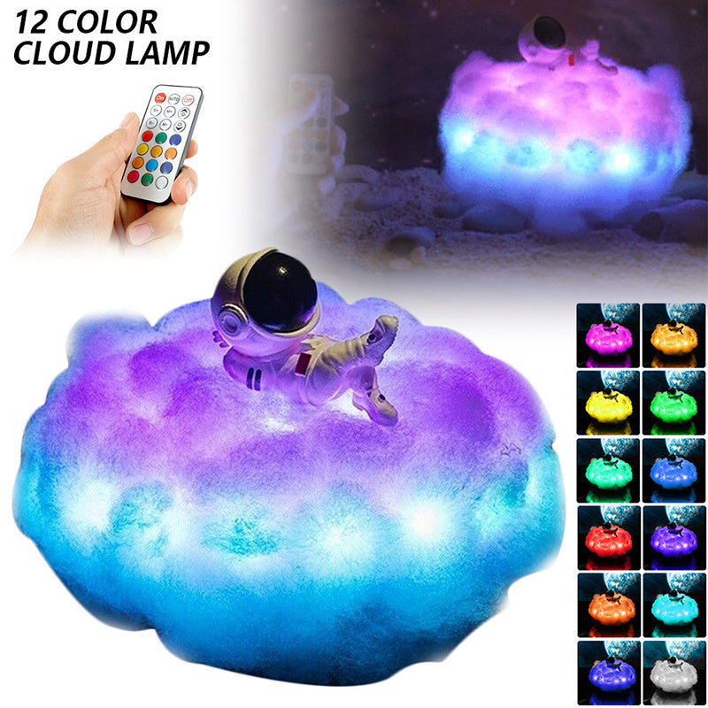 LED Colorful Clouds Astronaut Lamp - My Store