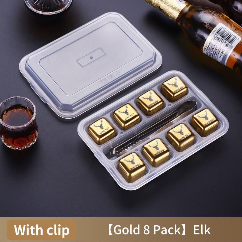 Stainless Steel Food Grade Metal Ice Cubes - My Store