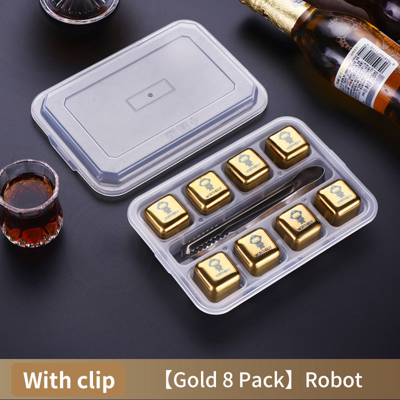 Stainless Steel Food Grade Metal Ice Cubes - My Store