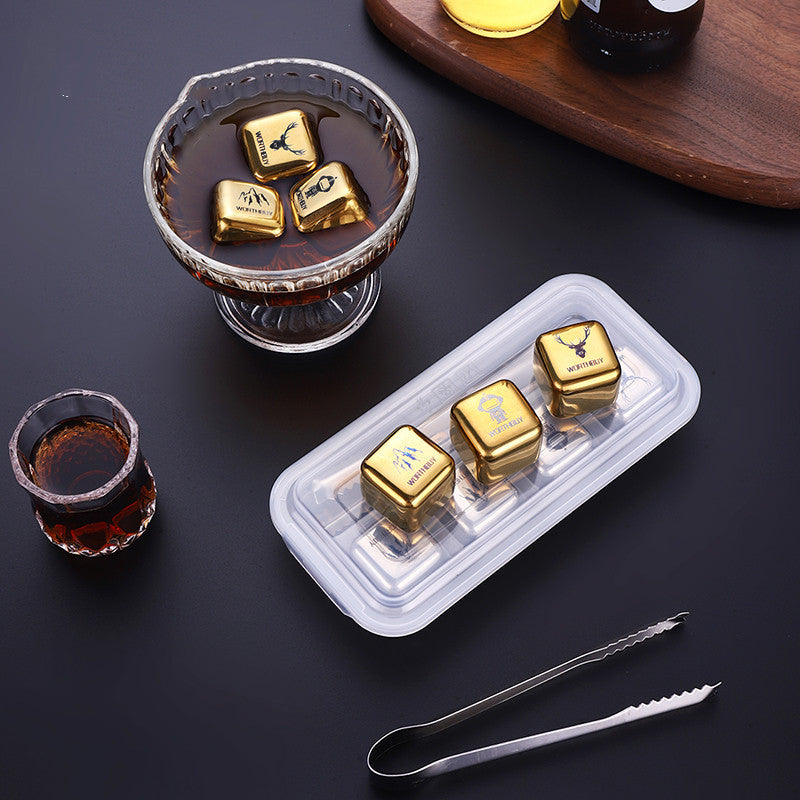Stainless Steel Food Grade Metal Ice Cubes - My Store