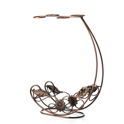 Copper Wine Hanging Rack - My Store