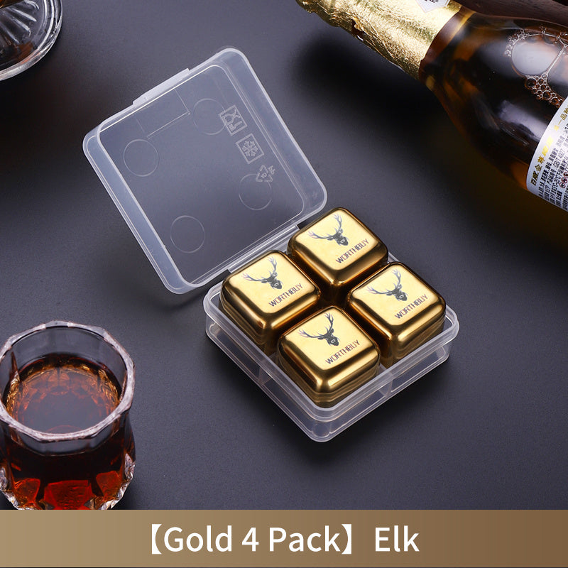 Stainless Steel Food Grade Metal Ice Cubes - My Store