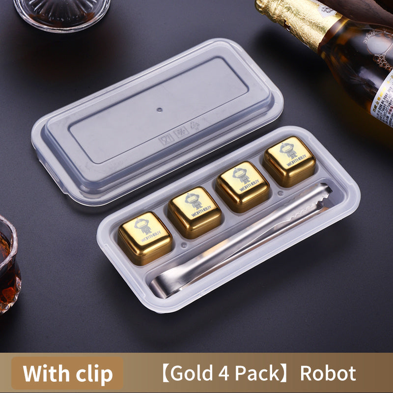 Stainless Steel Food Grade Metal Ice Cubes - My Store