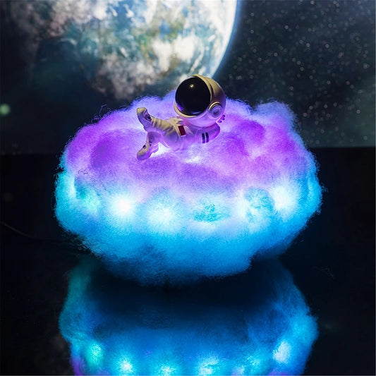 LED Colorful Clouds Astronaut Lamp - My Store