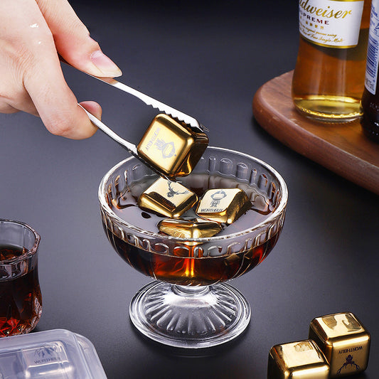 Stainless Steel Food Grade Metal Ice Cubes - My Store