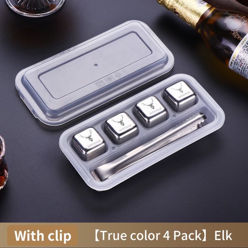 Stainless Steel Food Grade Metal Ice Cubes - My Store
