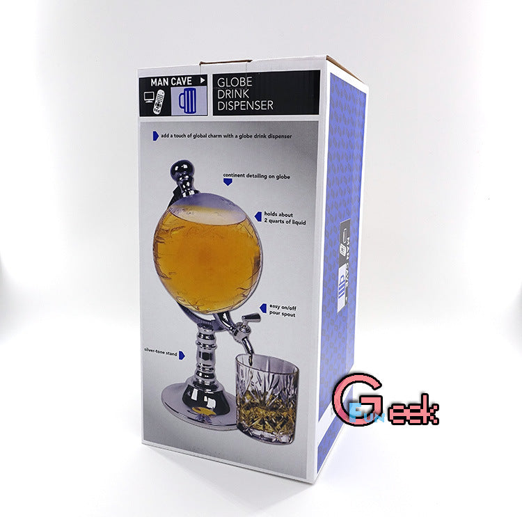 Novelty Globe Wine Drink Dispenser - My Store