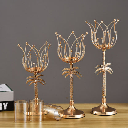 Wrought Iron Candle Holder - My Store