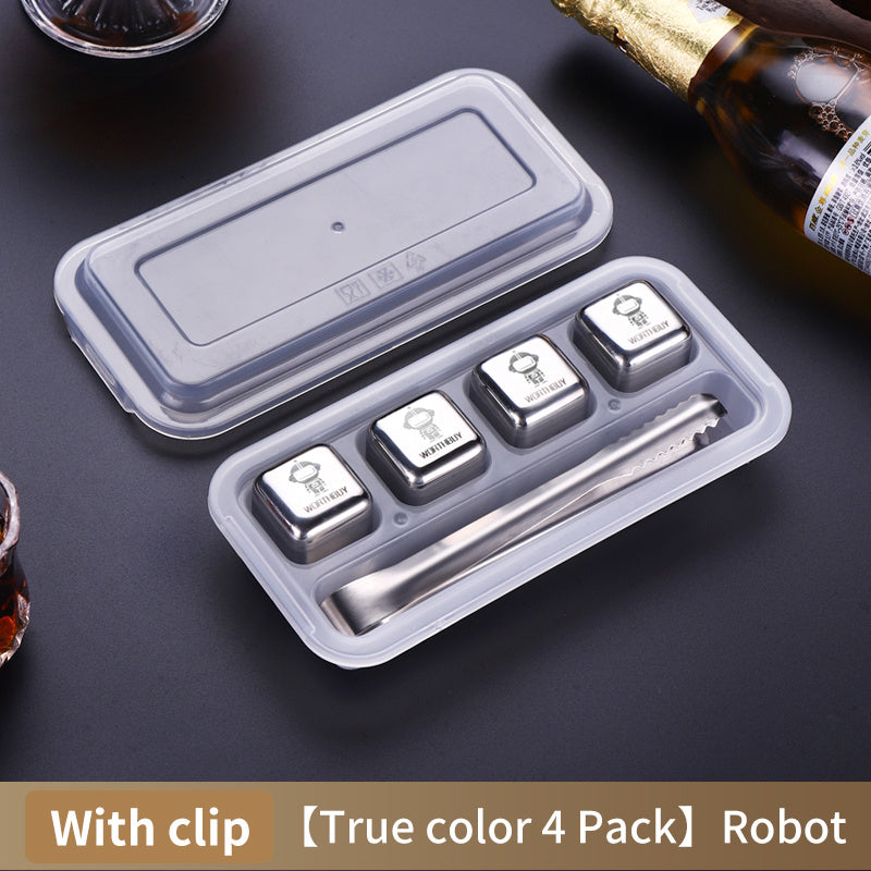 Stainless Steel Food Grade Metal Ice Cubes - My Store