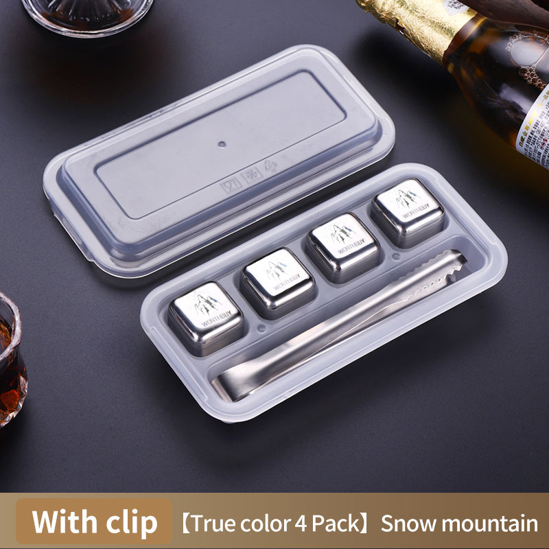 Stainless Steel Food Grade Metal Ice Cubes - My Store