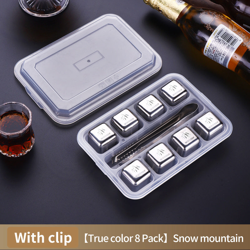 Stainless Steel Food Grade Metal Ice Cubes - My Store