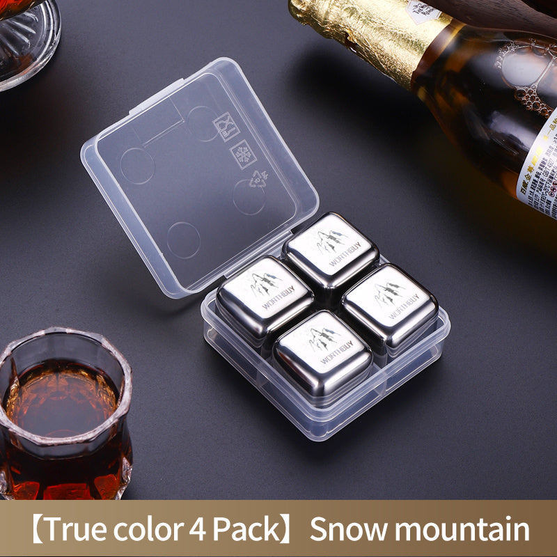 Stainless Steel Food Grade Metal Ice Cubes - My Store