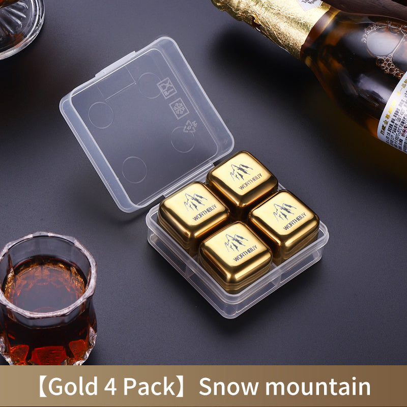 Stainless Steel Food Grade Metal Ice Cubes - My Store