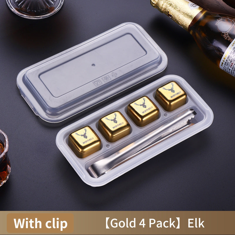 Stainless Steel Food Grade Metal Ice Cubes - My Store